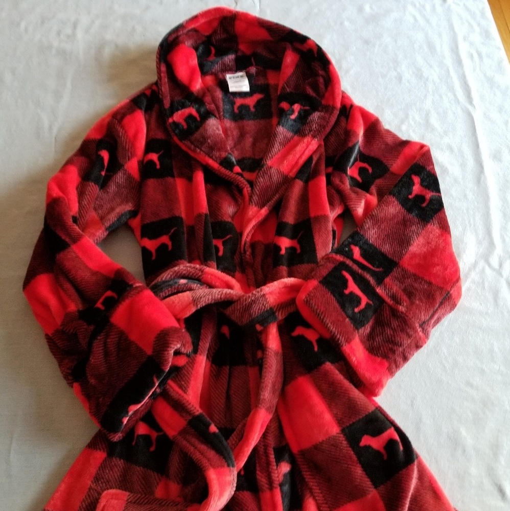 Victoria's Secret Pink Fleece Robe XS